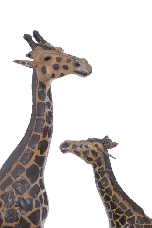 PAIR OF SMALL GIRAFFES.