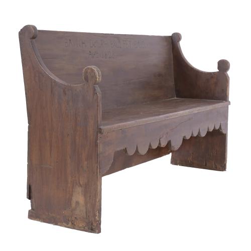 CHURCH PEW, 1828.