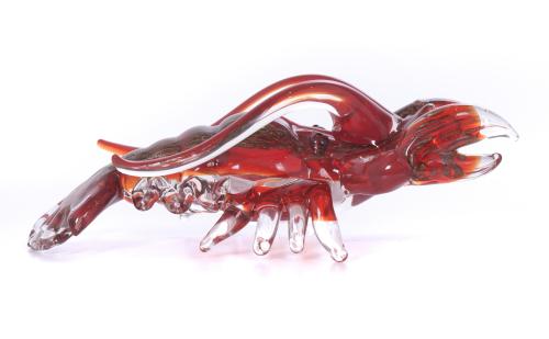 MURANO CRYSTAL LOBSTER, LAST THIRD 20TH CENTURY. 