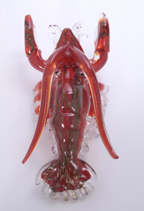 MURANO CRYSTAL LOBSTER, LAST THIRD 20TH CENTURY. 