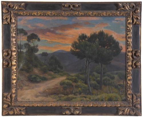 ENRIC GALWEY (1864-1931). "SUNSET".