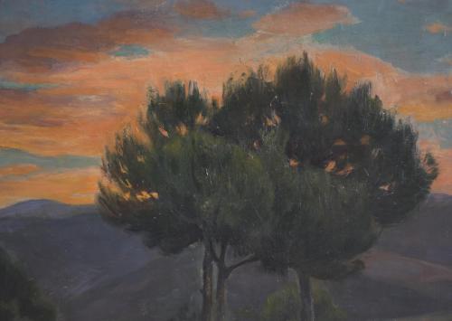 ENRIC GALWEY (1864-1931). "SUNSET".