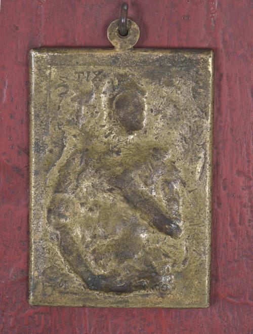 DEVOTIONAL PLAQUE DEPICTING THE IMAGE OF ST. JOHN THE BAPTI