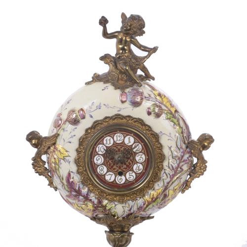 NAPOLEON III STYLE TABLE CLOCK, EARLY 20TH CENTURY. 