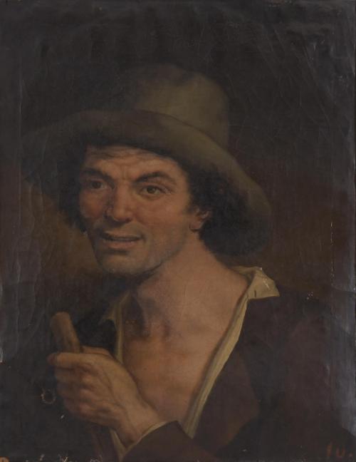 ANTONI FERRAN Y SATAYOL (1786-1857).  "PILGRIM", circa 1852.