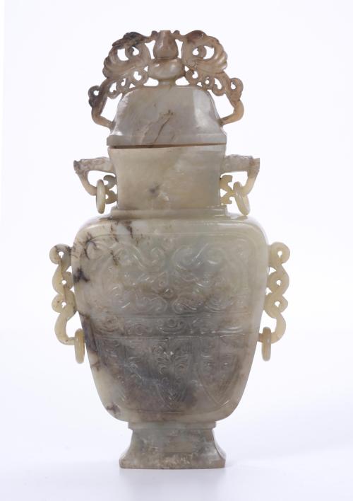 CHINESE JAR, QING DINASTY, 20TH CENTURY.