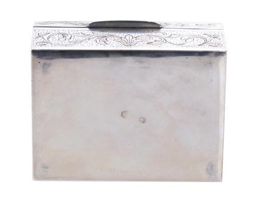 SILVER BOX WITH MICROMOSAIC, SECOND HALF OF THE 20TH CENTUR