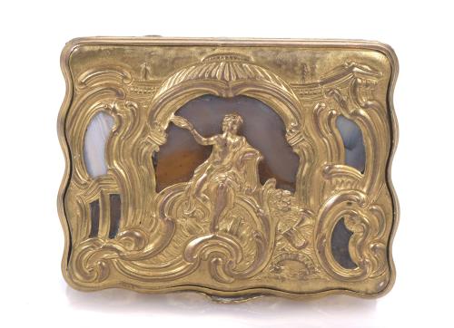 FRENCH SNUFFBOX, 18TH CENTURY.