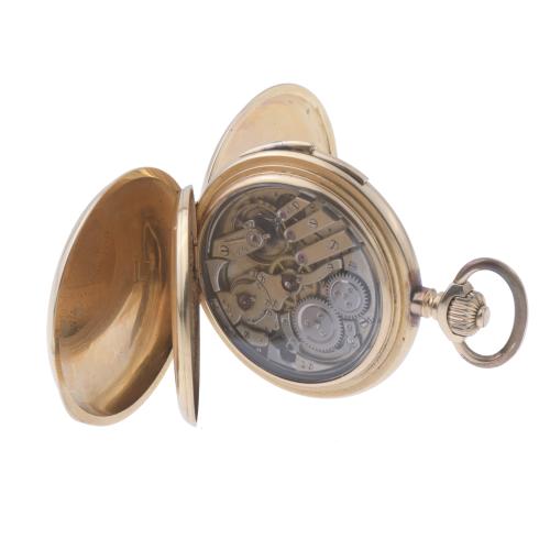 GILT POCKET WATCH SIGNED BY JAIME TRILLA.