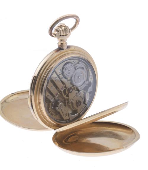 GILT POCKET WATCH SIGNED BY JAIME TRILLA.