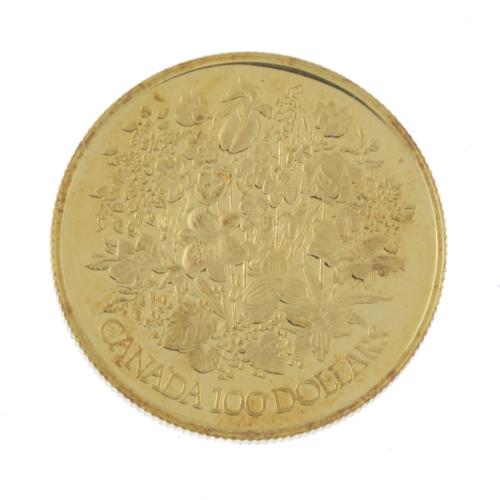 MONEDA DE ORO DE ELISABETH II. 