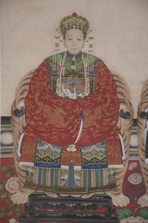 19TH CENTURY, CHINESE SCHOOL, QING DYNASTY. ‘ANCESTOR WORSH