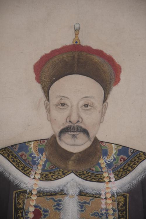 19TH CENTURY, CHINESE SCHOOL, QING DYNASTY. ‘ANCESTOR WORSH