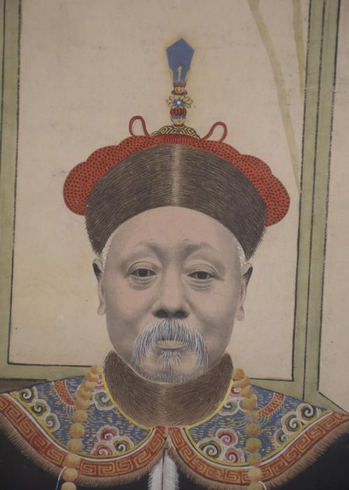 19TH CENTURY, CHINESE SCHOOL, QING DYNASTY. &#39;ANCESTOR WORSH