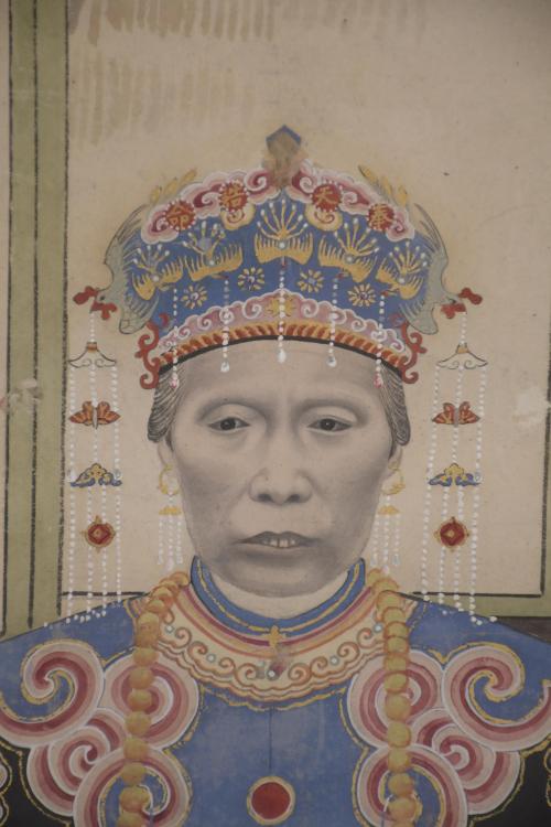 19TH CENTURY, CHINESE SCHOOL, QING DYNASTY. &#39;ANCESTOR WORSH