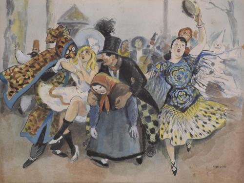 RICARD OPISSO (1880-1966). "CARNAVAL".