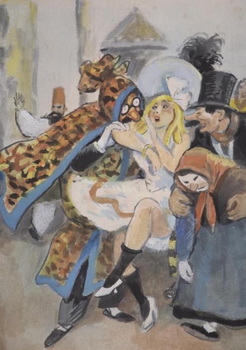 RICARD OPISSO (1880-1966). "CARNAVAL".