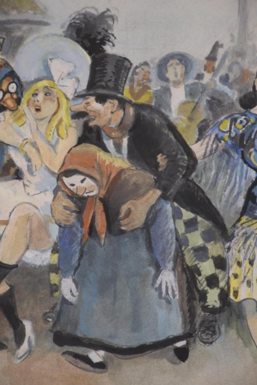 RICARD OPISSO (1880-1966). "CARNIVAL".