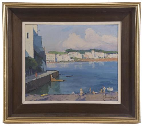 TOMÁS PÉREZ MARTINEZ -"THOMAS" (1911-1992).   "CADAQUÉS".