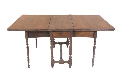 ENGLISH FOLDING TABLE, 18TH CENTURY.