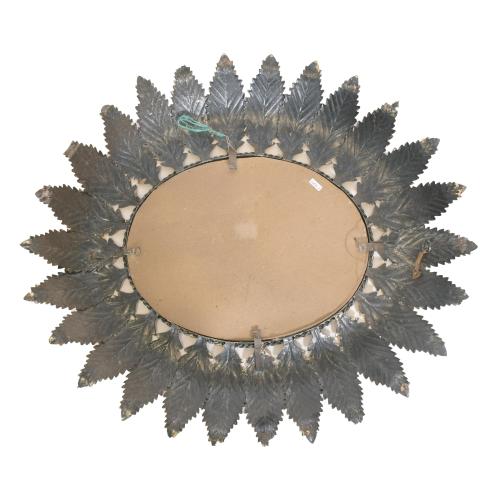 ROUND WALL MIRROR, 20TH CENTURY.