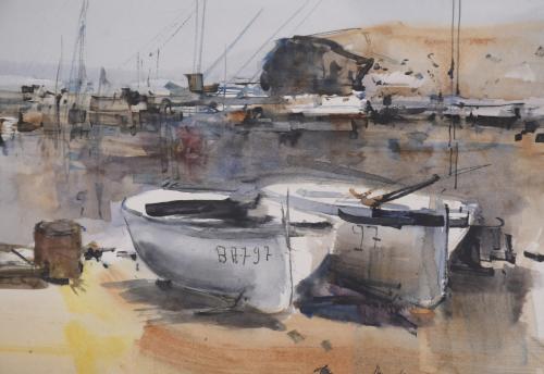 JOSEP MARTÍNEZ LOZANO (1923-2006). "BARCAS", 1997.