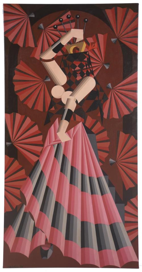 865-MAURO GIORDANO (20TH CENTURY). "LA FLAMENCA", 2004.