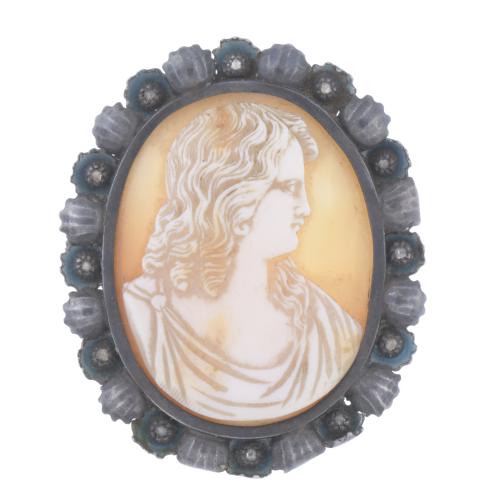 168-CAMEO BROOCH-PENDANT, LATE 19TH CENTURY.