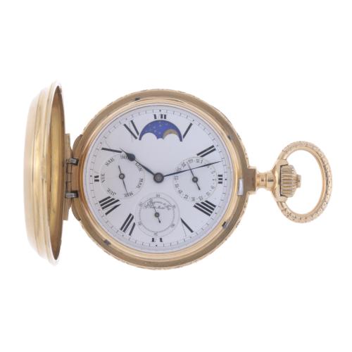 353-POCKET WATCH G.A. HUGUENIN & FILS, PONTS MARTEL.