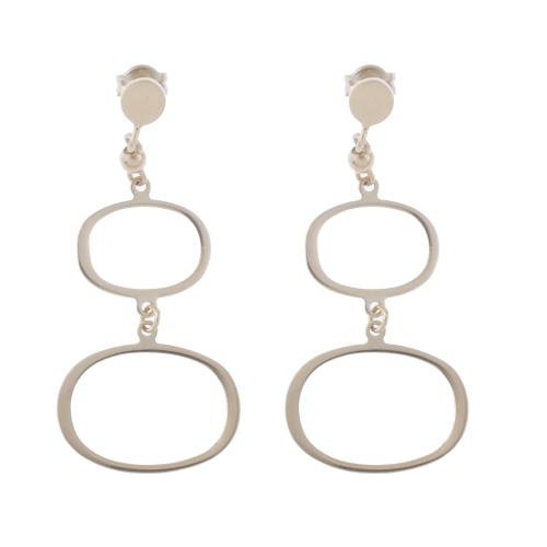 175-EARRINGS WITH TWO HOOPS