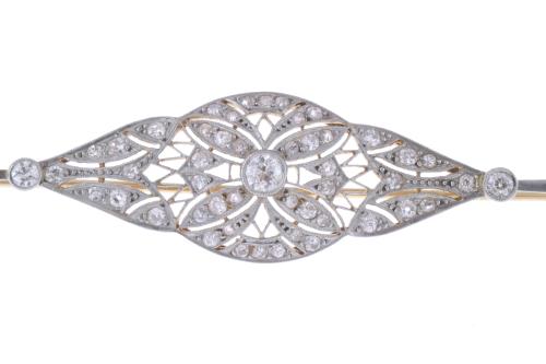 ART DECO DIAMONDS PIN