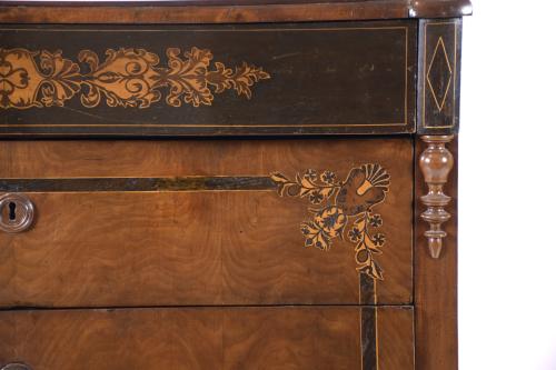 MARY CHRISTINE&#39;S REGENCY CHEST OF DRAWERS, 19TH CENTURY.