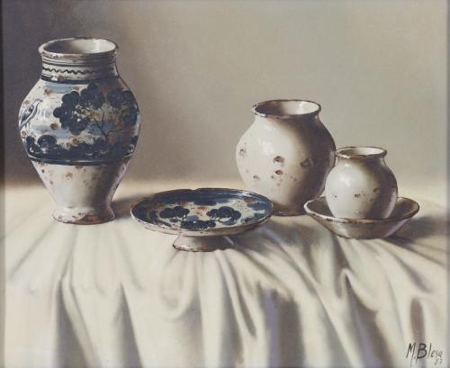 MANUEL BLESA (1945). "CERAMIC STILL LIFE", 1987.