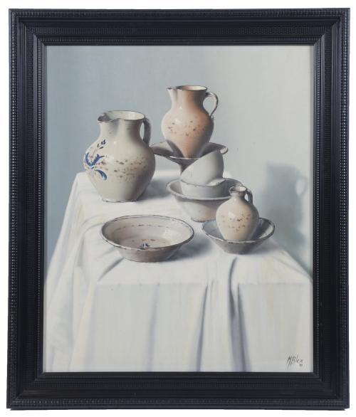 MANUEL BLESA (1945). "CERAMIC STILL LIFE", 1990.