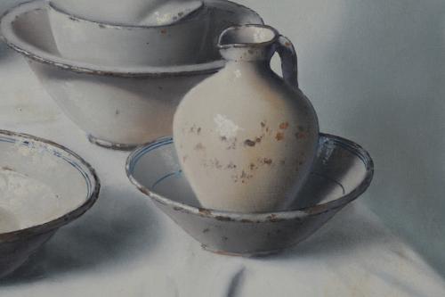 MANUEL BLESA (1945). "CERAMIC STILL LIFE", 1990.