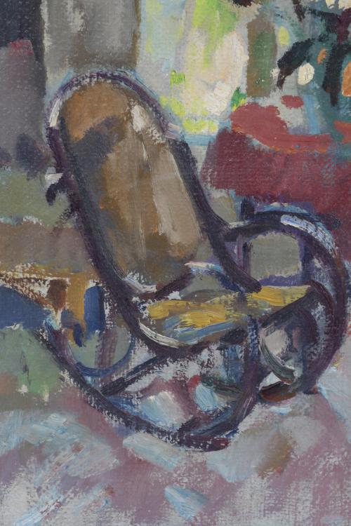 TERESA LLACER  (1932).  "ROCKING CHAIR".