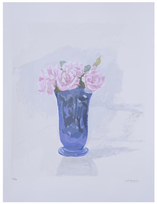 MARIA MORENO (1933-2020).  "BLUE VASE", 2003.