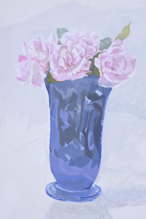 MARIA MORENO (1933-2020).  "BLUE VASE", 2003.