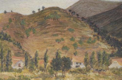 EARLY 20TH CENTURY SPANISH SCHOOL. "LANDSCAPE".