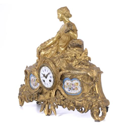 RELOJ DE SOBREMESA NAPOLEÓN III, FIN. SIGLO XIX. 