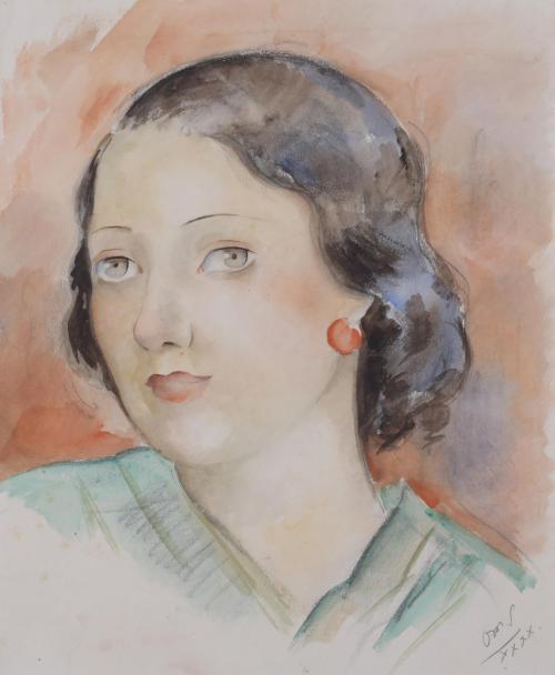 JOSEP PASCUAL OMS (1903-1977). “RETRATO FEMENINO”.