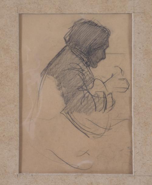 ALEXANDRE DE CABANYES MARQUES (1877-1972). "STUDY FOR FIGUR