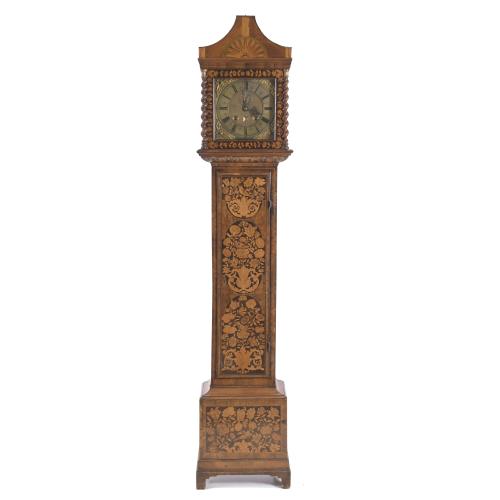 HENRY MERRY MAN (CIRCA 1674). ENGLISH GRANDFATHER CLOCK, 17TH CENTURY.