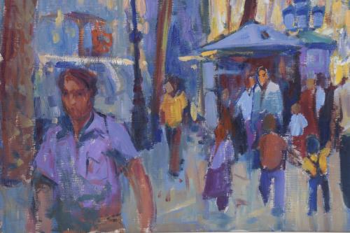 SERGIO BIGAS GORINA (1954).  "RAMBLAS", 1980.