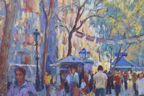 SERGIO BIGAS GORINA (1954).  "RAMBLAS", 1980.