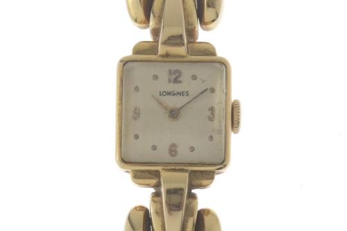 LONGINES, GOLD WRISTWATCH, 1940&#39;S