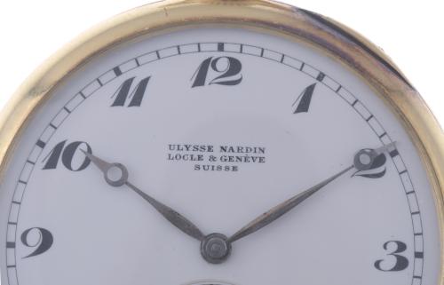 ULYSSE NARDIN, GOLD POCKET WATCH