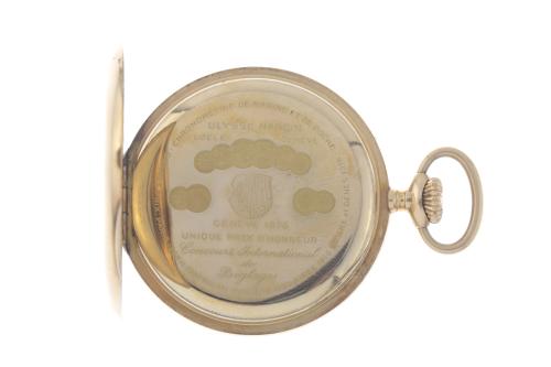 ULYSSE NARDIN, GOLD POCKET WATCH