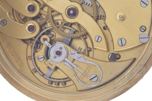 ULYSSE NARDIN, GOLD POCKET WATCH