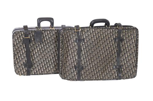 CHRISTIAN DIOR. LOT OF TWO DIOR SUITCASES.